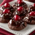 Decadent Double Chocolate Cherry Thumbprints