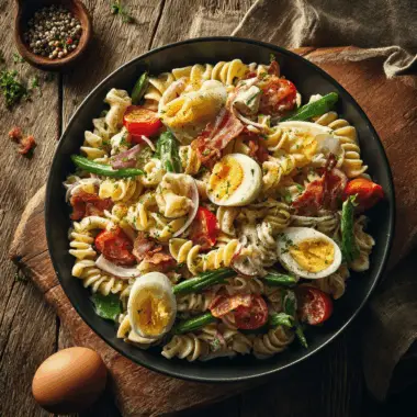 Creamy Cowboy Bowtie Pasta with Beans, Cheddar & BBQ Kick