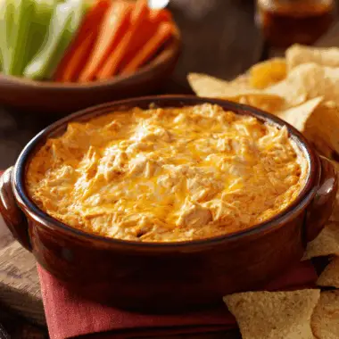 Creamy Crock Pot Buffalo Chicken Dip Delight