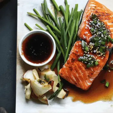 Sweet & Savory Miso-Glazed Salmon Fillets