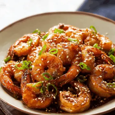 Sizzling Shrimp Stir-Fry with Ginger, Garlic, and Sesame