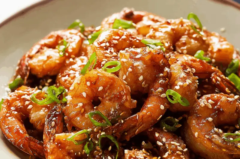 Sizzling Shrimp Stir-Fry with Ginger, Garlic, and Sesame