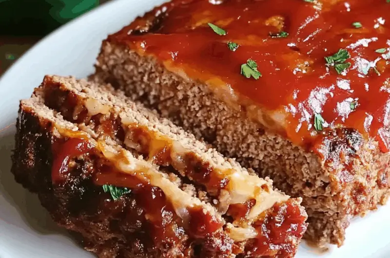Savory Italian Meatloaf with Garlic and Herbs