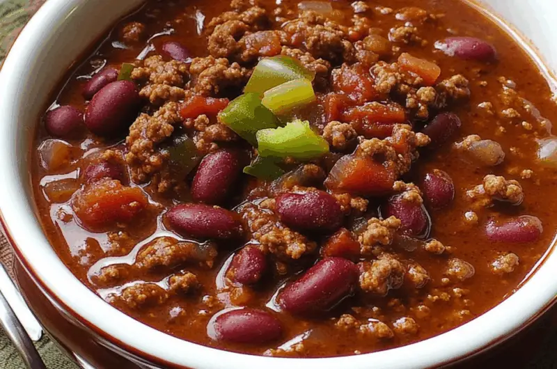 Hearty Homestyle Chili for Busy Nights