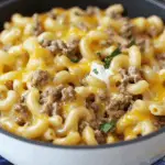 Creamy Beefy Macaroni Skillet Delight