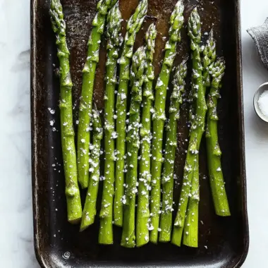 Crispy Garlic-Infused Roasted Asparagus Spears