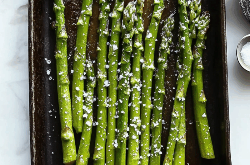 Crispy Garlic-Infused Roasted Asparagus Spears