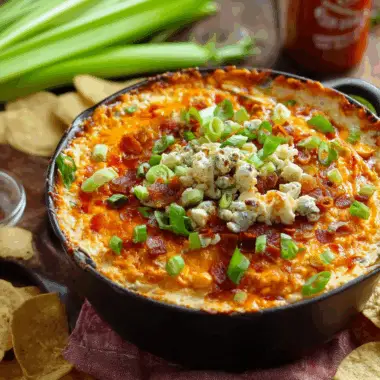 Ultimate Game-Day 7-Layer Buffalo Chicken Dip