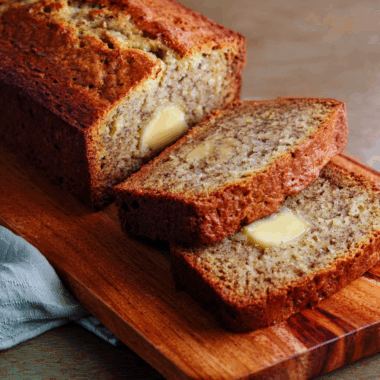 Ultra-Moist Double Banana Bread Loaf