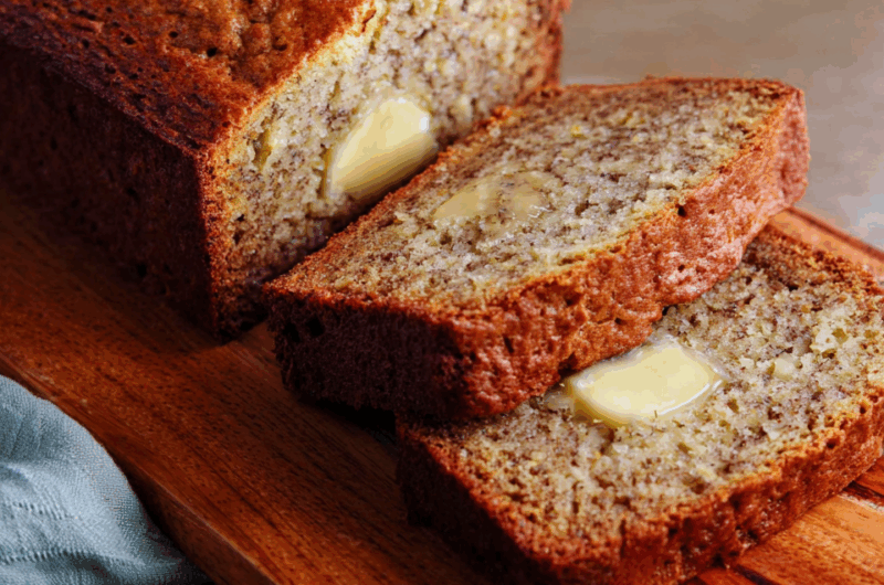 Ultra-Moist Double Banana Bread Loaf