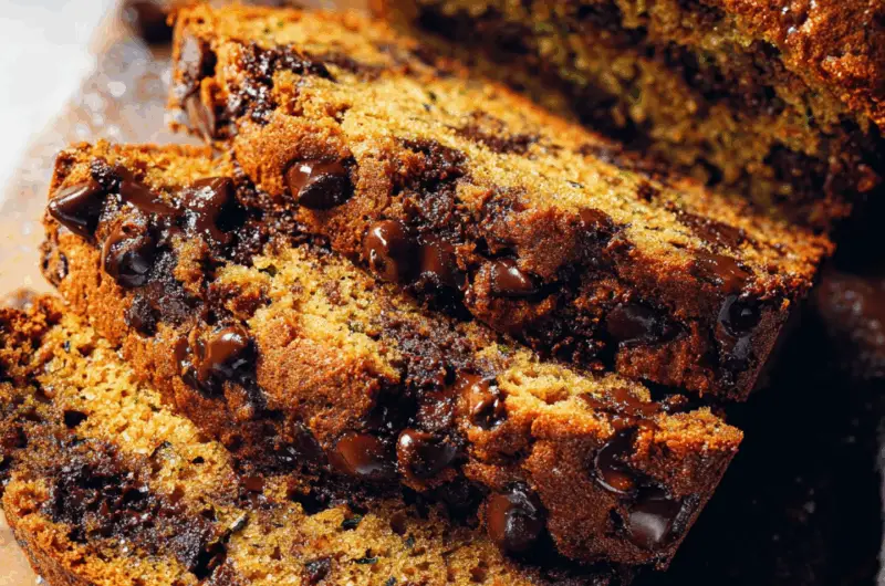 Moist and Flavorful Zucchini Bread with a Chocolate Twist
