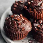 Irresistible Double Chocolate Chip Muffins with Melty Goodness