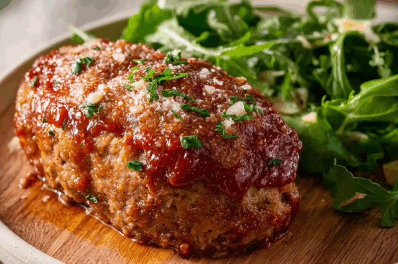 Mini Meatloafs with Italian Twist