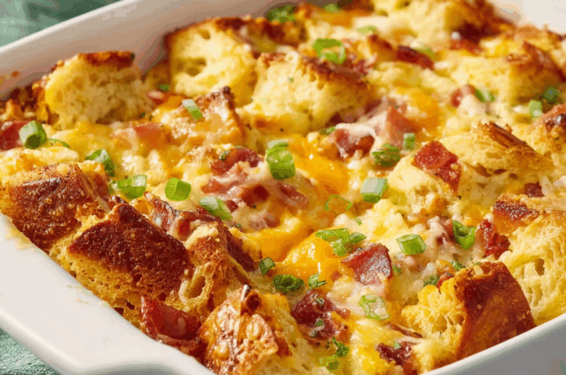 Savory and Sweet Bread Strata Delight