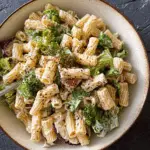 Creamy Chickpea Pasta Salad with Lemon-Tahini Dressing