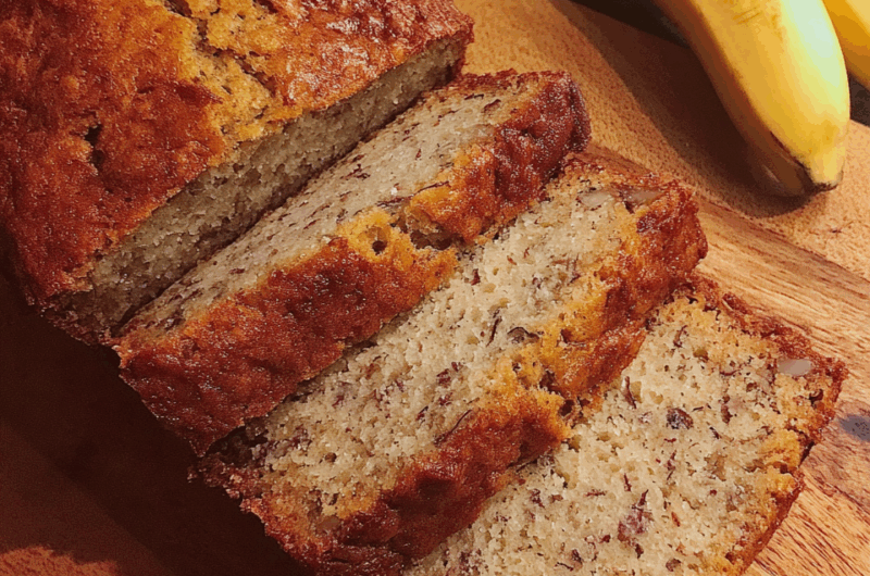 Moist Dairy-Free Banana Bread Made Without Butter
