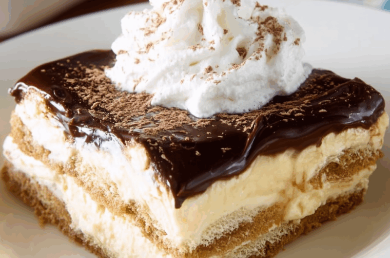 Decadent No-Bake Chocolate Eclair Delight 1 Decadent No-Bake Chocolate Eclair Delight
