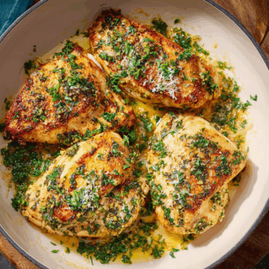 Juicy Garlic Butter Chicken Breasts with Herb Knot Flavor