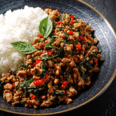 Zesty Thai Basil Chicken Stir-Fry with a Kick