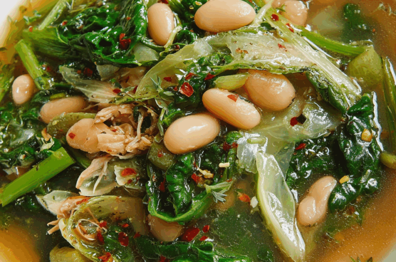 Tuscan-Style Escarole and White Bean Comfort Bowl