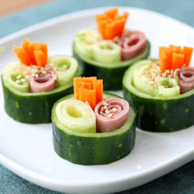 Fun and Fresh Cucumber Sushi Bites for Little Hands