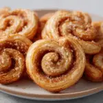 Golden Puff Cinnamon Palmiers