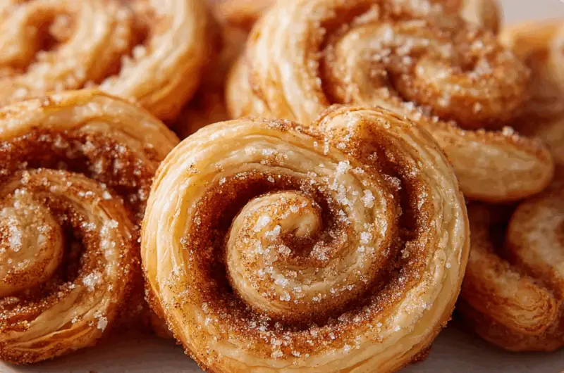 Golden Puff Cinnamon Palmiers