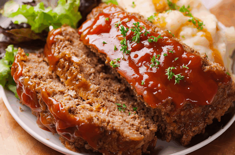 Classic Juicy Meatloaf with Lipton Onion Soup Magic