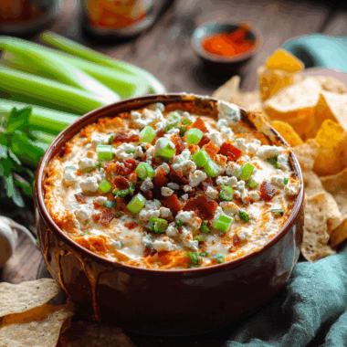 Ultimate Game-Day Seven-Layer Buffalo Chicken Explosion