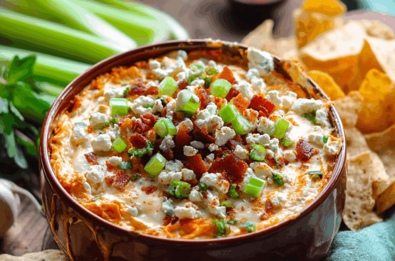 Ultimate Game-Day Seven-Layer Buffalo Chicken Explosion