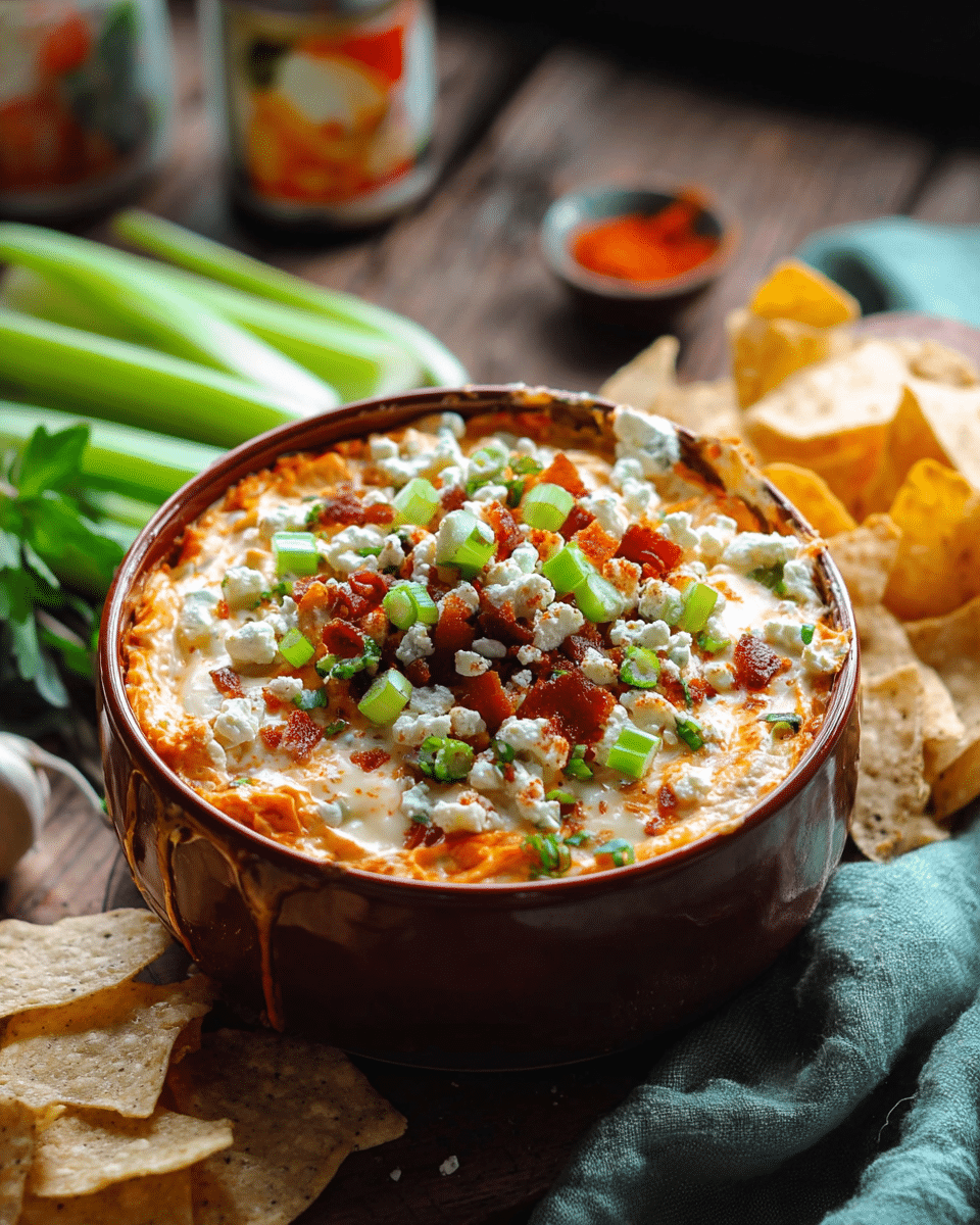 Chicken Explosion Ultimate Game-Day Seven-Layer Buffalo Chicken Explosion