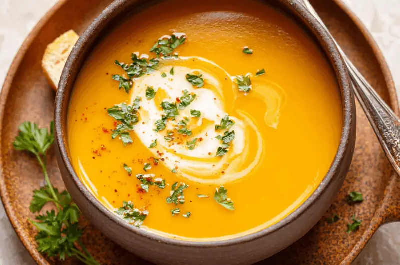 Silky Butternut Squash & Apple Bliss Soup