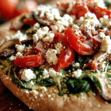 Mediterranean Veggie Pita Crisp Delight