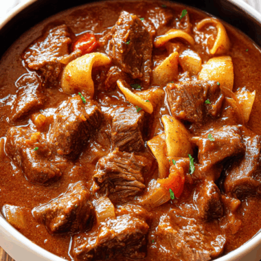 Savory Hungarian Stew with Beef and Paprika