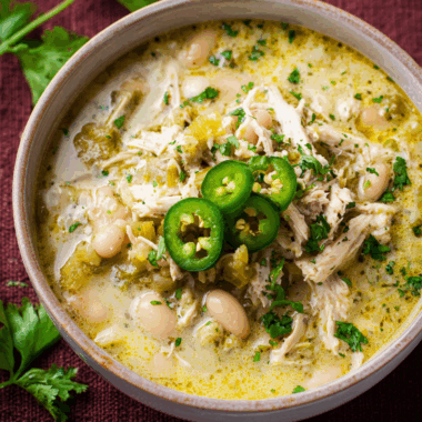 Creamy Instant Pot White Chicken Chili with Cannellini Beans & Fresh Herbs