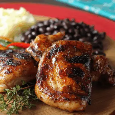 Caribbean-Style Jerk Chicken with a Crispy Baked Finish
