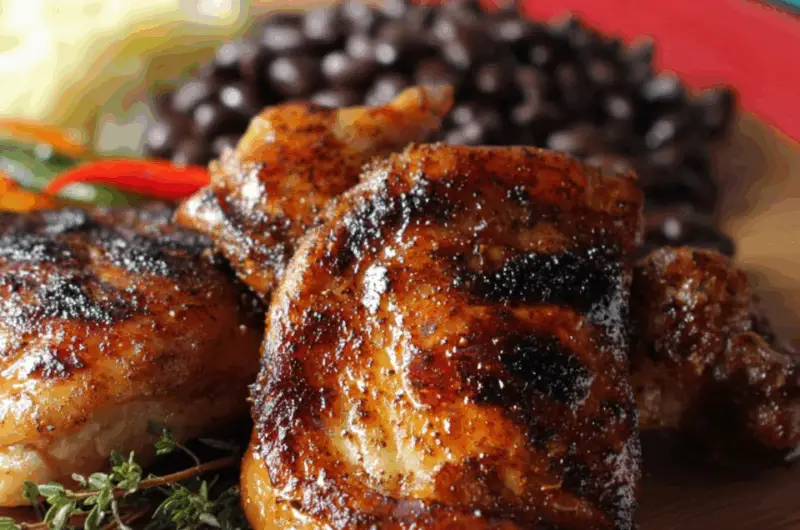 Caribbean-Style Jerk Chicken with a Crispy Baked Finish
