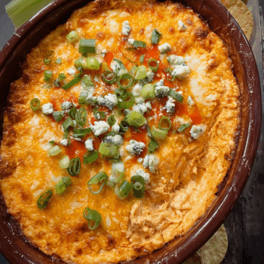 Creamy Buffalo Chicken Dip with Ranch and Cheddar Bliss