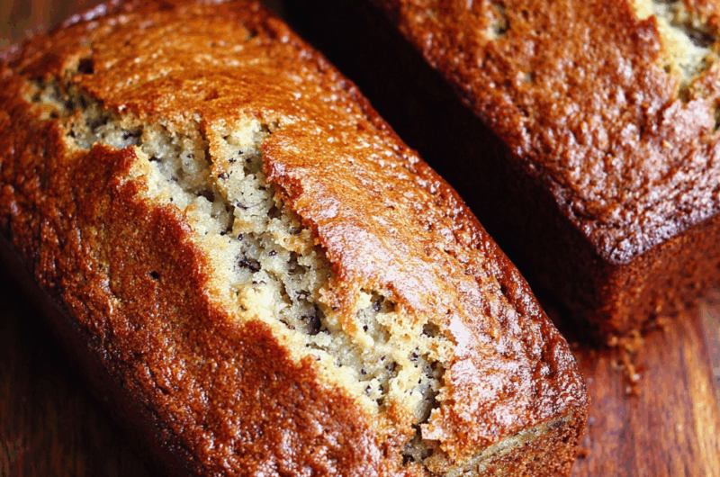 Golden Classic Banana Bread – Moist, Sweet, and Irresistible