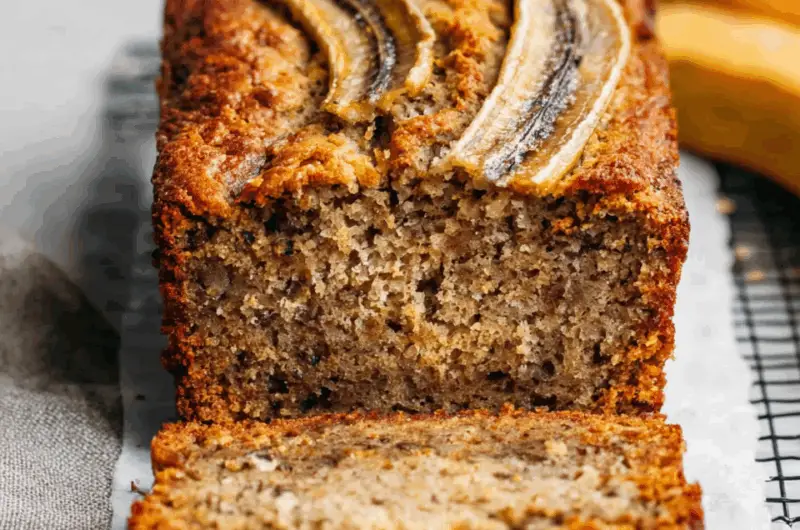 Ultra-Moist Gluten-Free Banana Bread with Oats and Maple