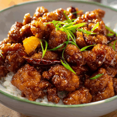Sweet & Spicy Crispy General Tso's Chicken Delight
