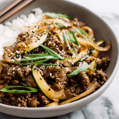Sizzling Ground Beef Stir-Fry with Veggies