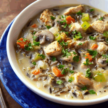 Creamy Chicken and Wild Rice Comfort Bowl