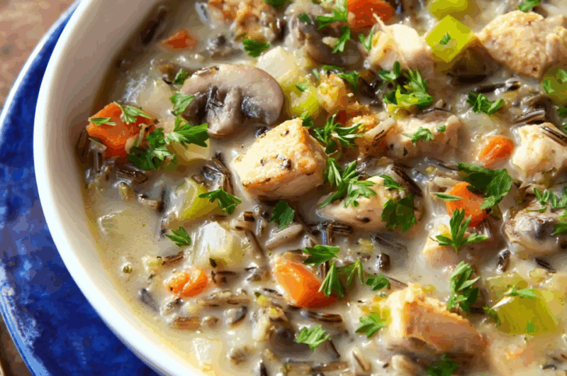 Creamy Chicken and Wild Rice Comfort Bowl