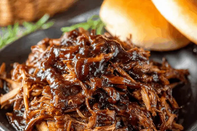 Sweet & Tangy Honey Balsamic Shredded Pork Perfection