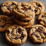 Chewy Chocolate Chip Cookies with Tahini Twist