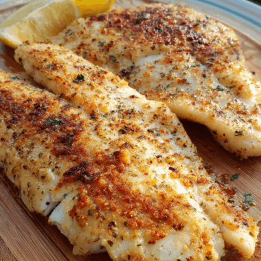 Crispy Parmesan-Crusted Broiled Tilapia with Zesty Herbs