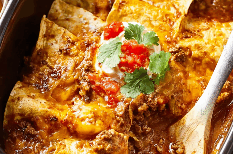Beef Enchilada Casserole