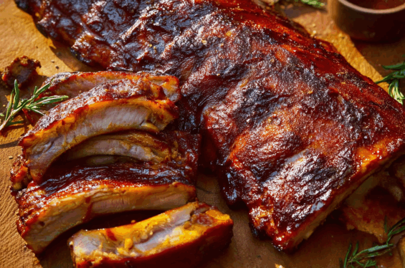 Smoky Oven-Baked Baby Back Ribs with Tangy BBQ Glaze