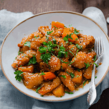 Sweet and Savory Skillet Apricot Chicken